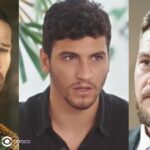 Lui, Fred e Theo em cenas de Vai na Fé (Foto: Reprodução / Globo / Montagem TV Foco)