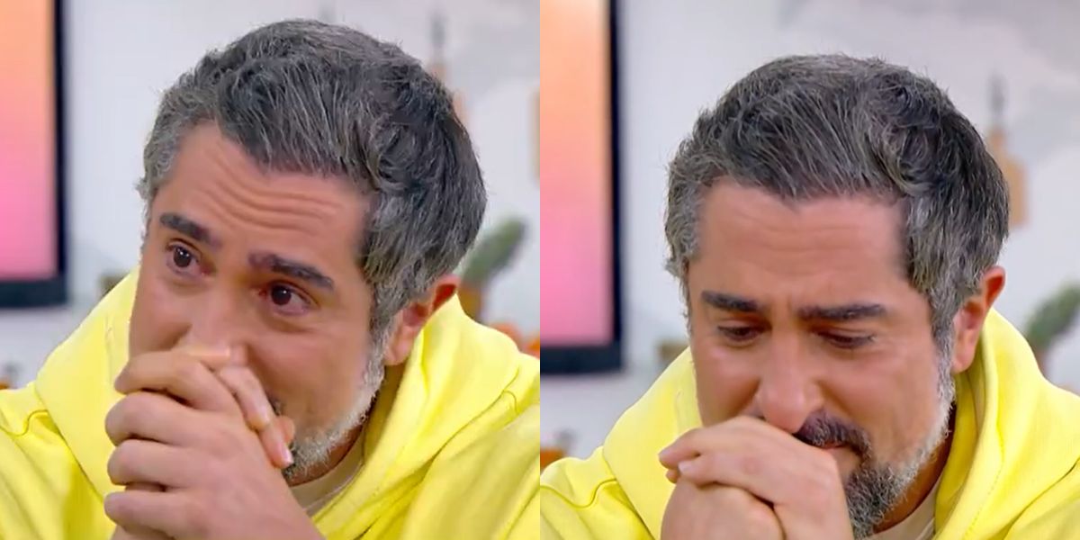 O choro de Marcos Mion no Mais Você (Reprodução: Globo)