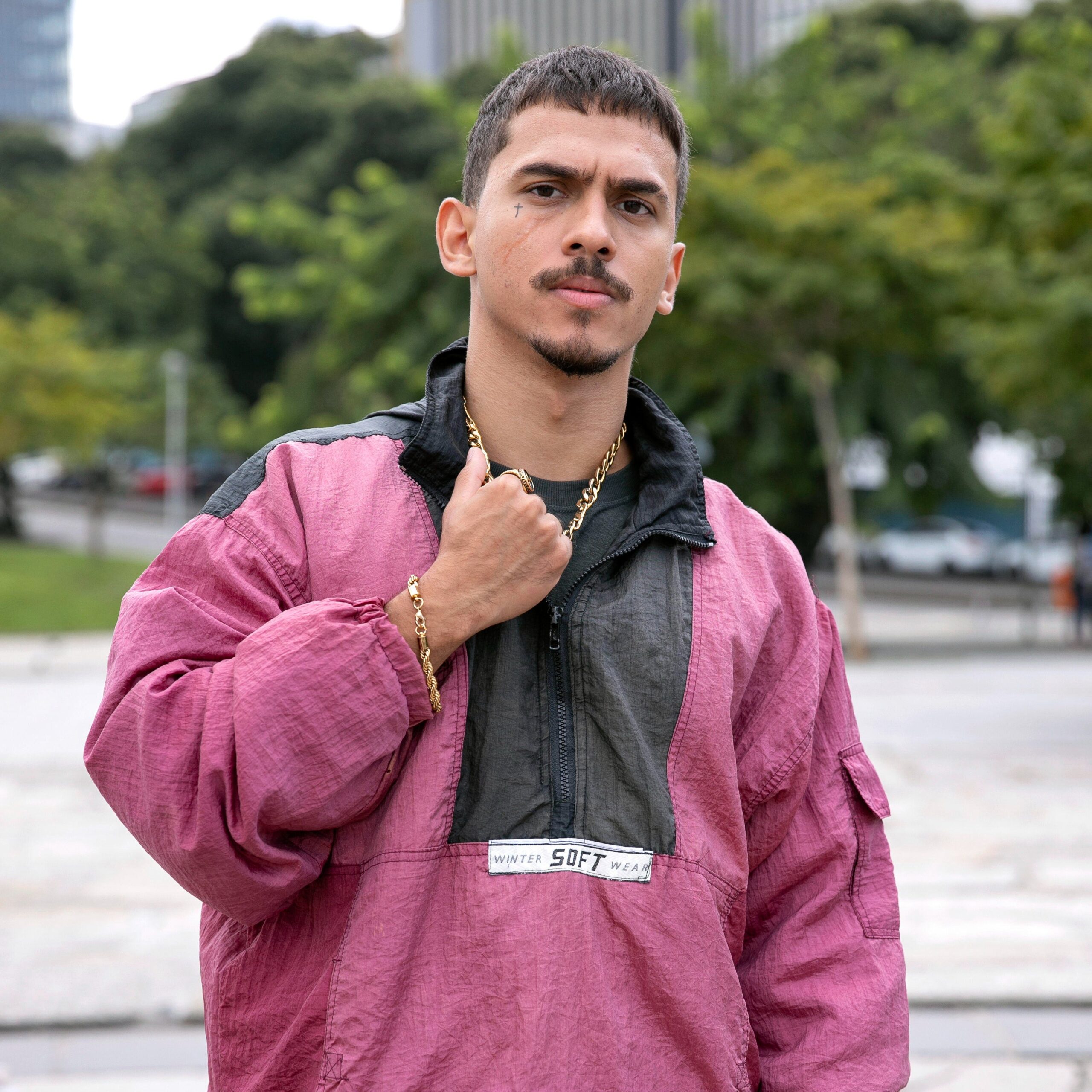 Ruan Aguiar como "Merreca" de Fuzuê. (Foto: Reprodução / TV Globo)