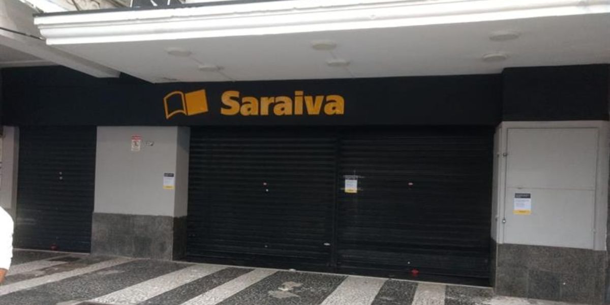 Saraiva está fechando grande parte de suas unidades (Reprodução: Internet)