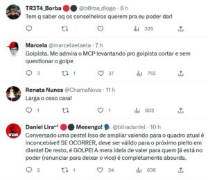 Torcedores do flamengo criticaram Landim (Foto: Reprodução / Twitter)