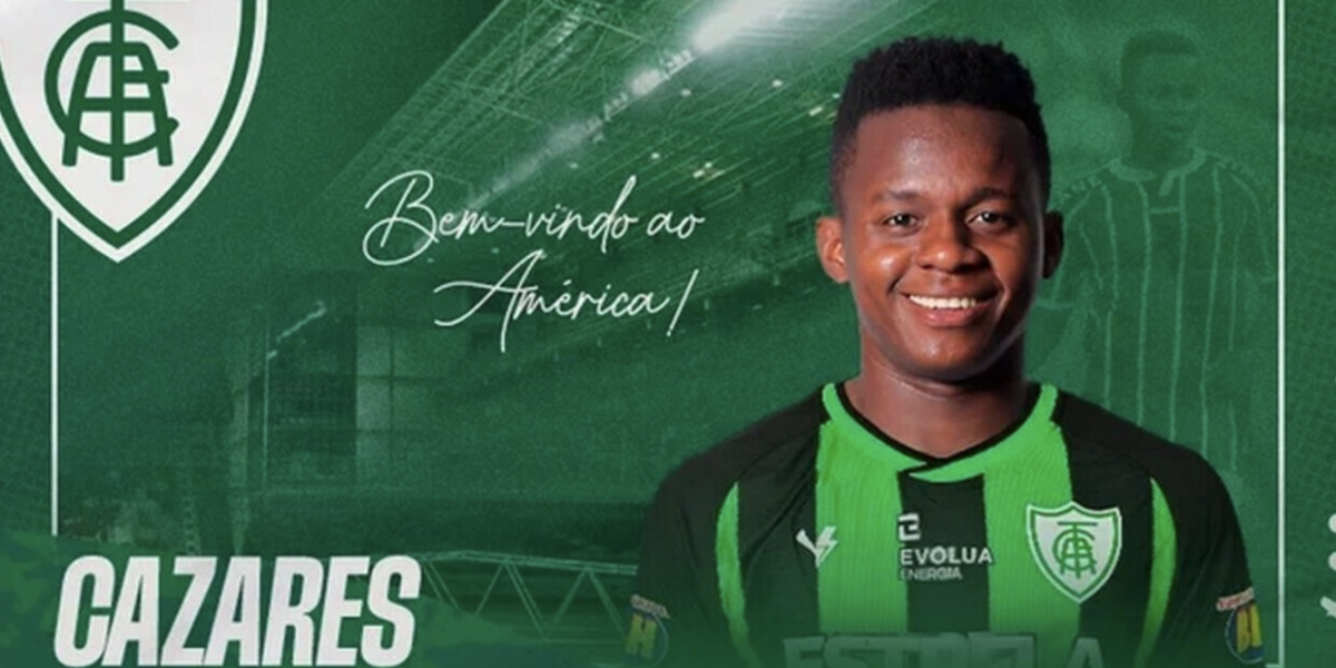 Novo jogador do América-MG, Juan Cazares(Reprodução/Internet)