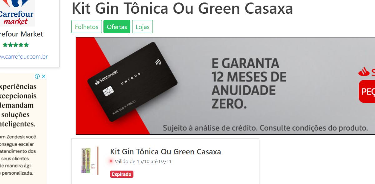 Ao procurar outros produtos nos principais sites da marca CASA XA eles constam como indisponíveis (Foto Reprodução/Carrefour)