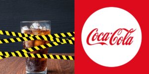 A proibição da venda de refrigerante rival da Coca-Cola arrancado dos mercados  - Montagem: TVFOCO