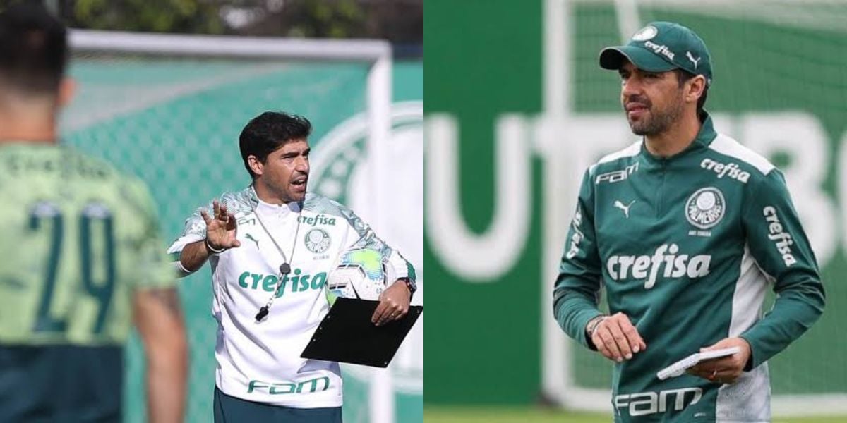 Abel Ferreira prepara o Palmeiras para próxima partida (Foto - Montagem TV Foco).