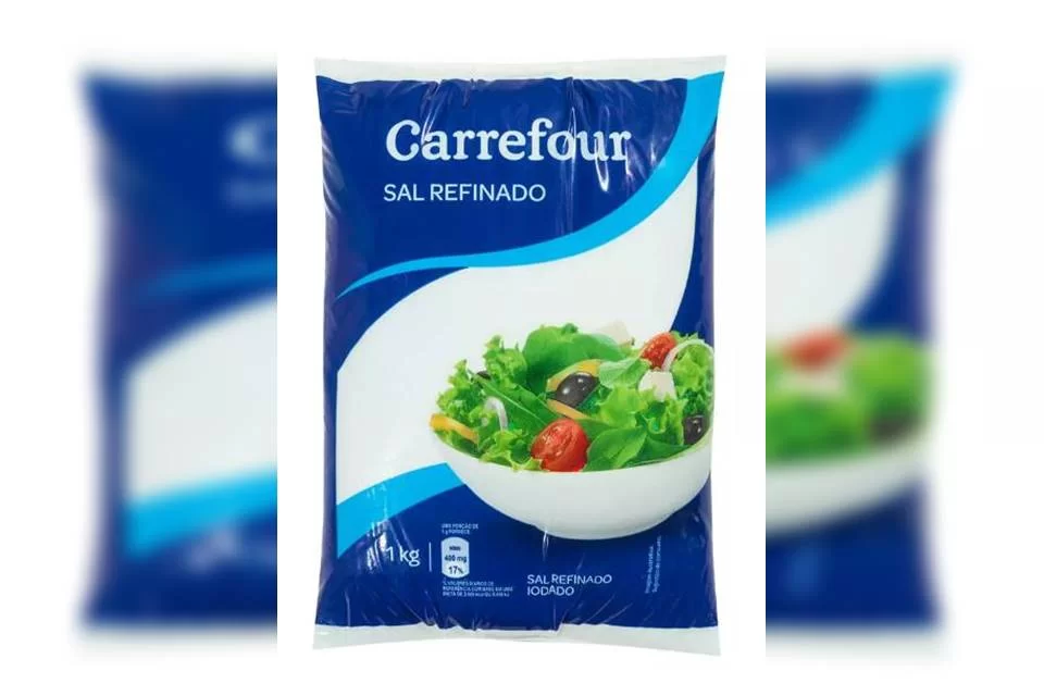 Anvisa proíbe comercialização de lote de sal da marca Carrefour - Foto Internet