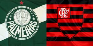 Bandeira do Palmeiras e do Flamengo - Foto Reprodução Internet
