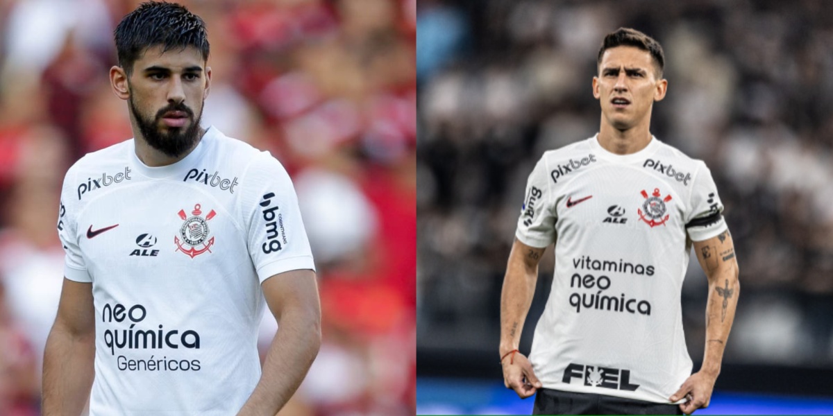 Bruno Méndez e Matías Rojas, do Corinthians - Foto: Reprodução/Internet