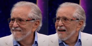 Carlos Alberto chorando no Faustão - Foto Reprodução Internet