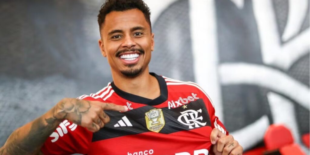 Allan, jogador do Flamengo que quase foi contrata pelo Palmeiras (Imagem Reprodução Internet)