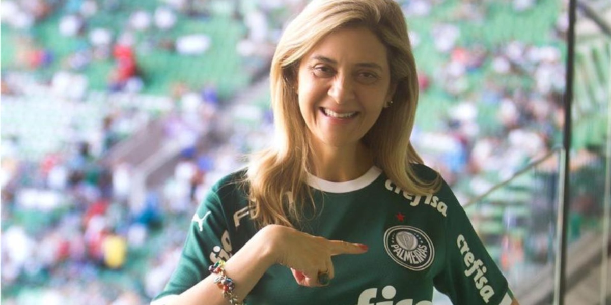 Leila Pereira, Presidente do Palmeiras (Imagem Reprodução Internet)