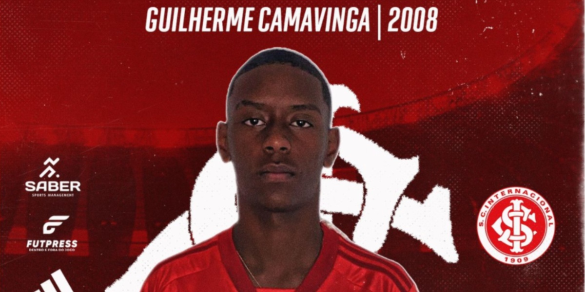 Guilherme Camavinga, jogador contratado pelo Internacional, que passou a perna no Palmeiras (Imagem Reprodução Internet)