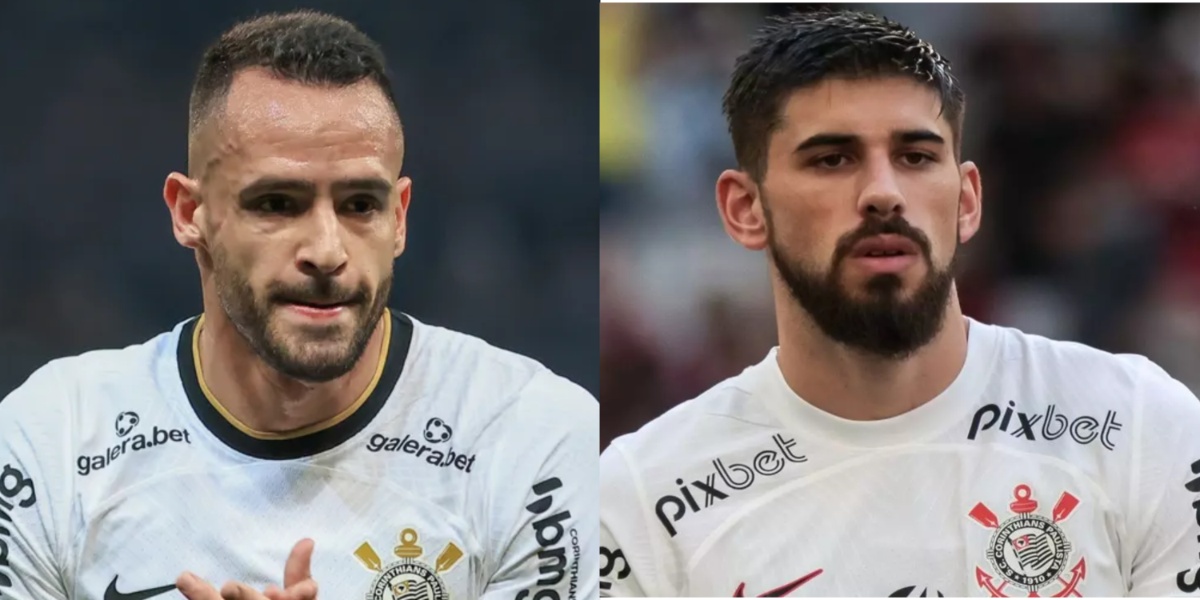 Renato Augusto e Bruno Méndez, jogadores do Corinthians (Imagem Reprodução Internet)