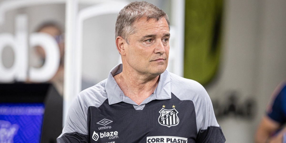 Diego Aguirre, técnico do Santos (Imagem Reprodução Internet)