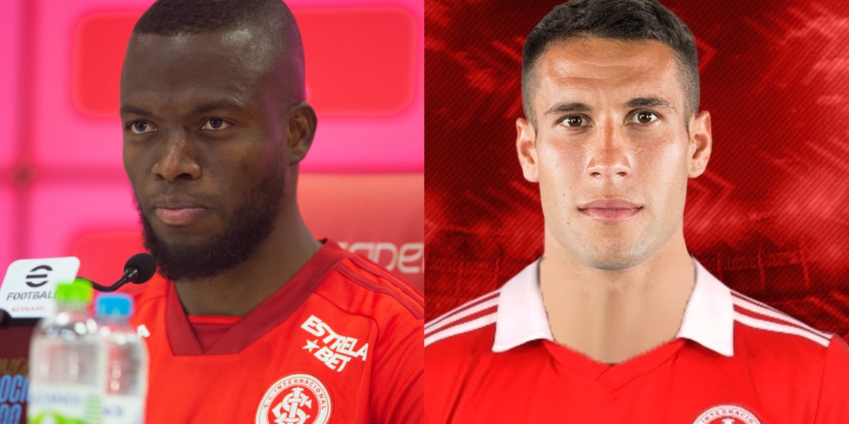 Enner Valencia e Hugo Mallo, reforços contratados pelo Internacional (Imagem Reprodução Internet)