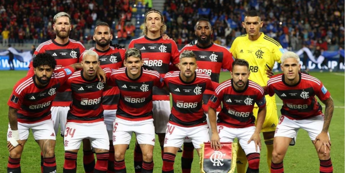 Time do Flamengo em 2023 (Imagem Reprodução Internet)