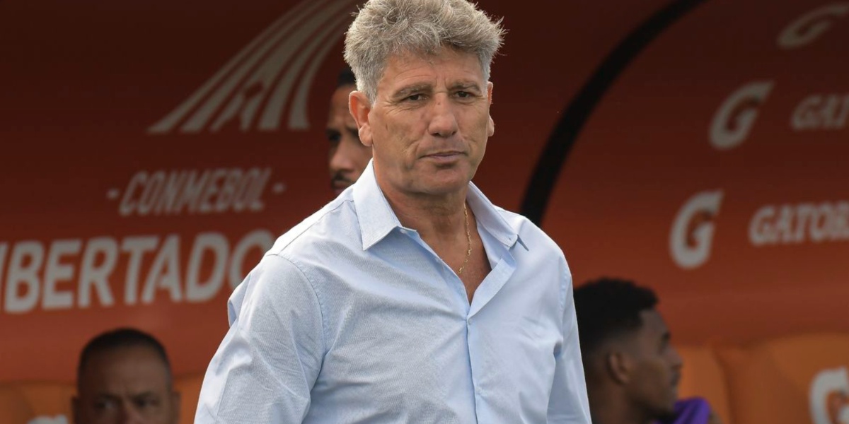 Renato Gaúcho, técnico do Grêmio (Imagem Reprodução Internet)