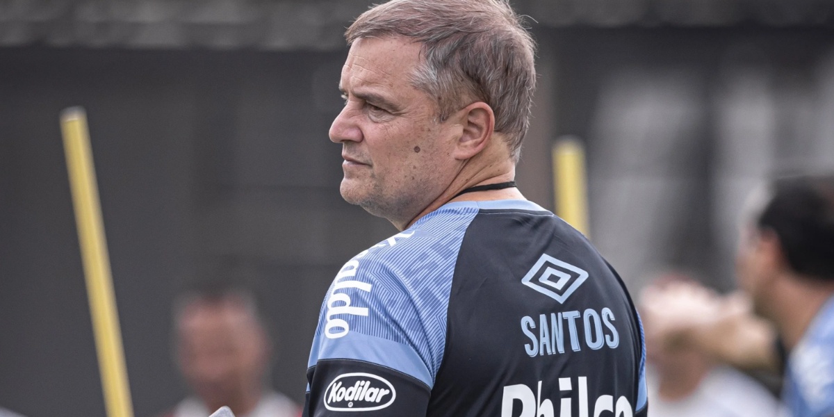 Diego Aguirre, técnico do Santos (Imagem Reprodução Internet)