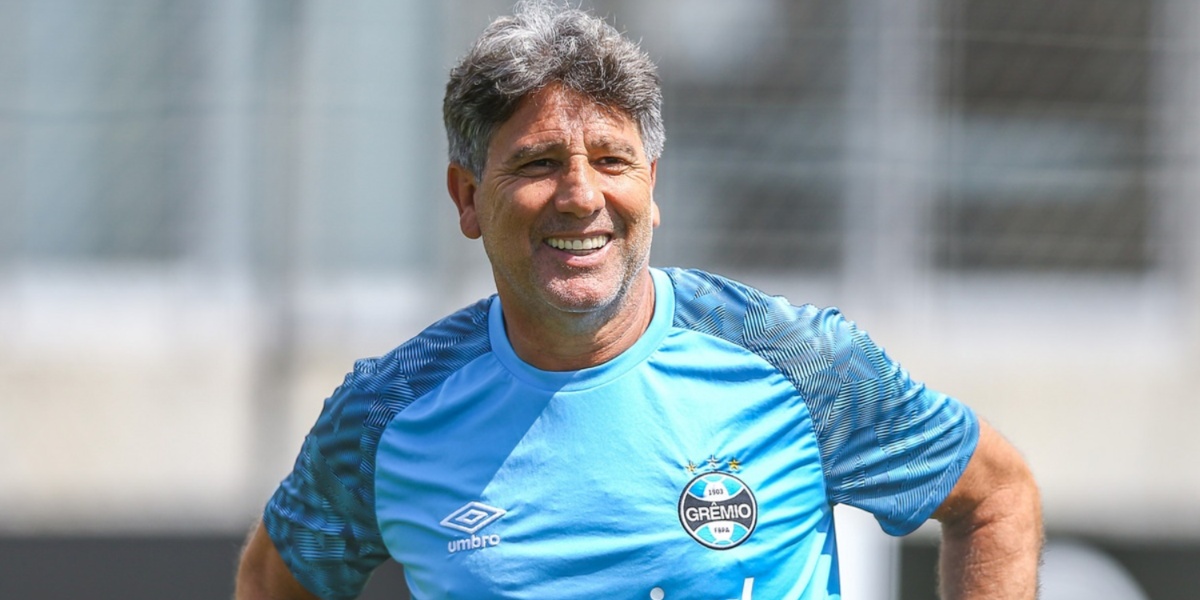 Renato Gaúcho, técnico do Grêmio (Imagem Reprodução Internet)