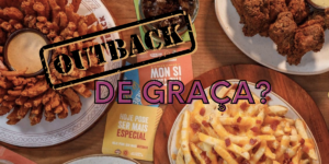 Comer de graça no Outback (Reprodução/Montagem TV Foco)