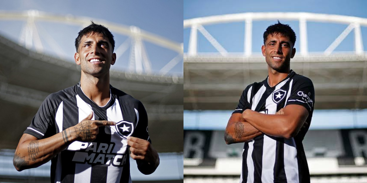 Di Plácido, craque do Botafogo (Foto - Montagem TV Foco).