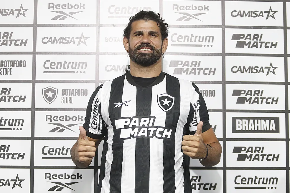 Diego Costa no Botafogo - Foto Internet