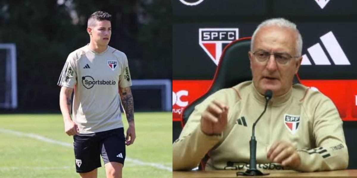 Dorival confirma notícia sobre James Rodriguez (Foto - Montagem TV Foco).