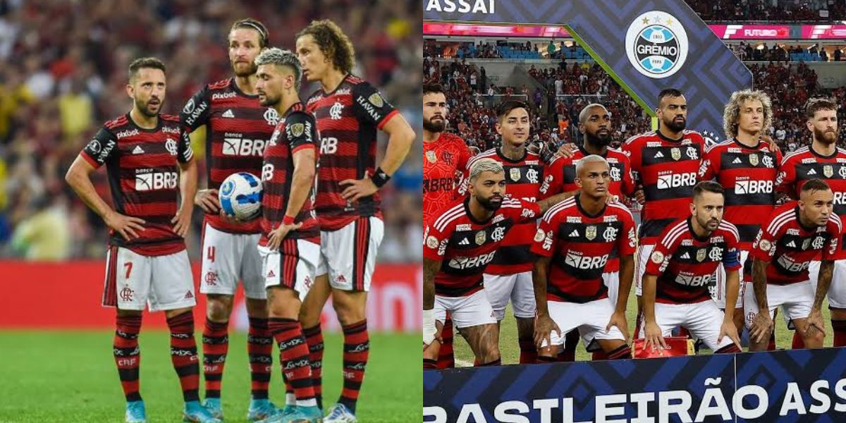 Flamengo se prepara para a próxima partida do Brasileirão (Foto - Montagem TV Foco)