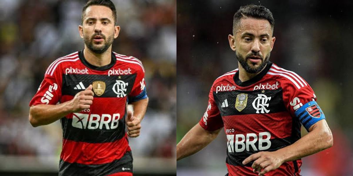 Everton Ribeiro, meia do Flamengo (Foto - Montagem TV Foco).