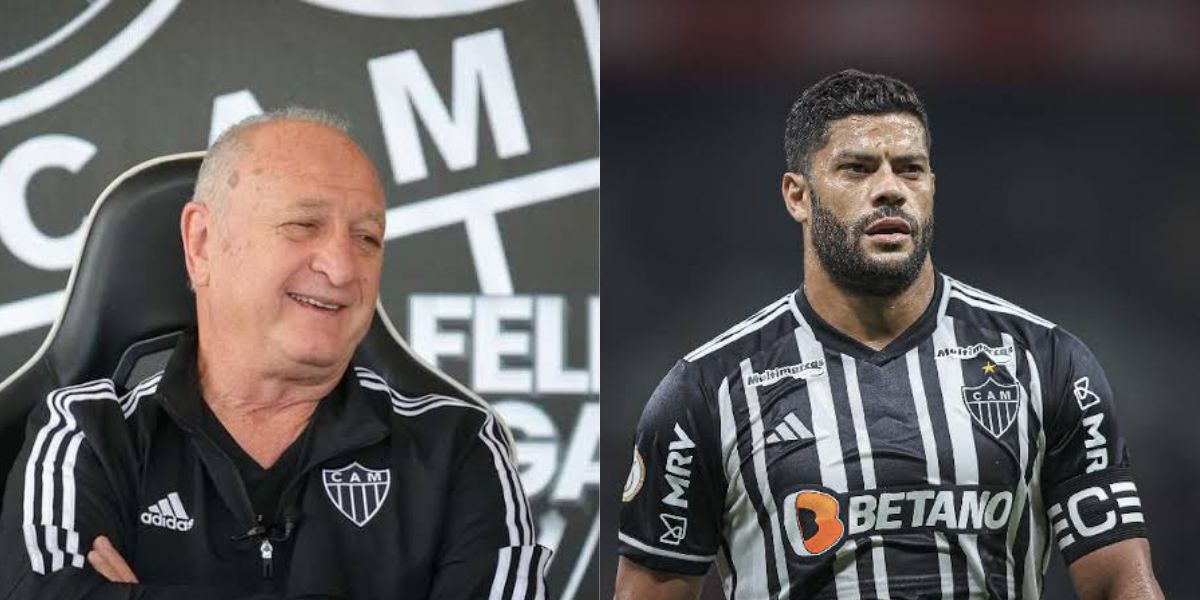 Felipão e Hulk se preparam para próxima rodada do Brasileirão (Foto - Montagem TV Foco).