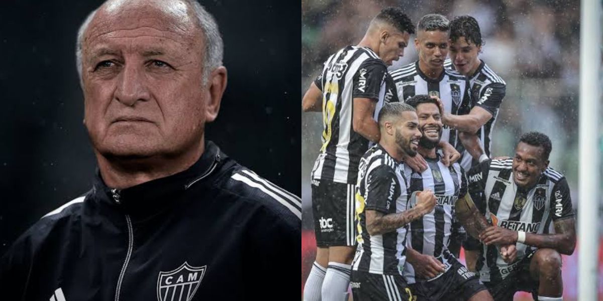 Felipão prepara Galo para próxima partida (Foto - Montagem TV Foco).