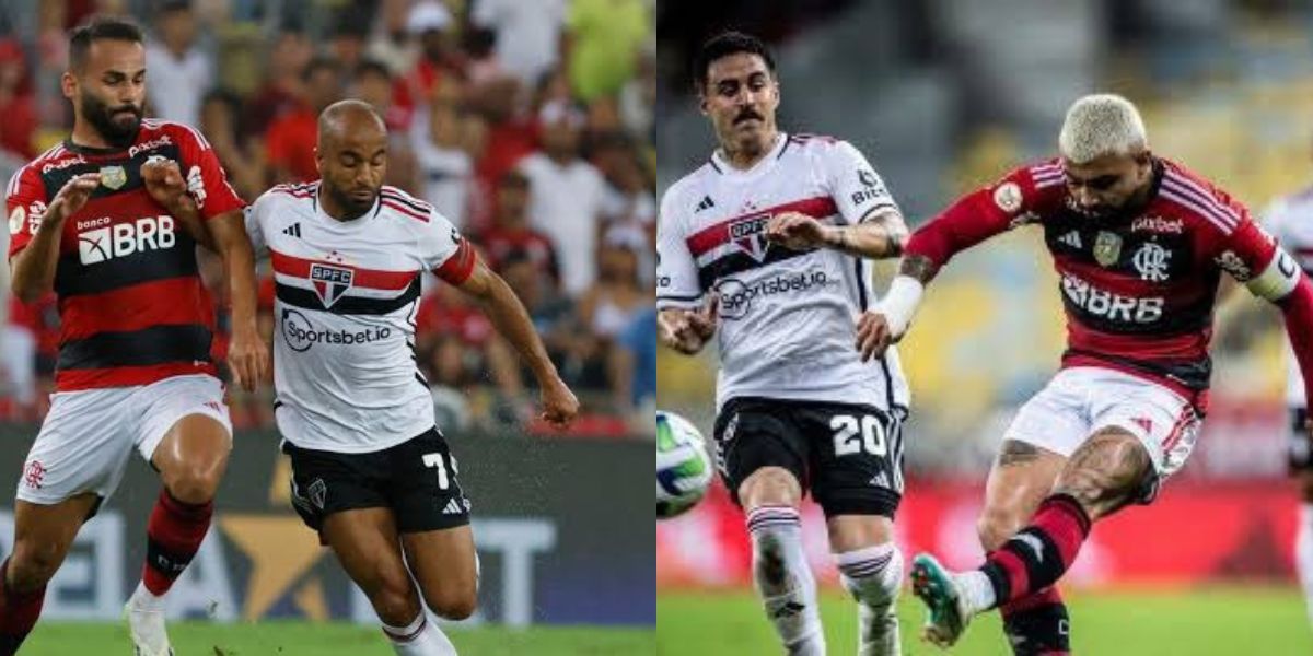 Flamengo e São Paulo se enfrentam na final da Copa do Brasil (Foto - Montagem TV Foco).