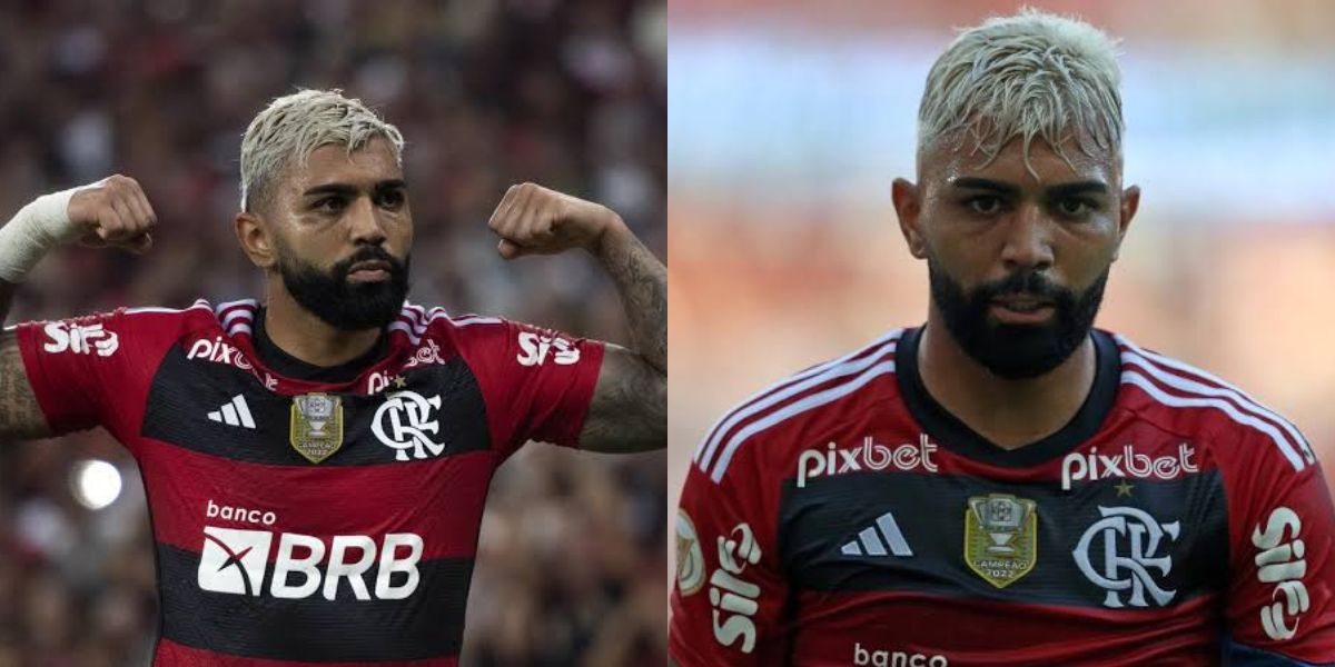 Gabigol, atacante do Flamengo (Foto - Montagem TV Foco).