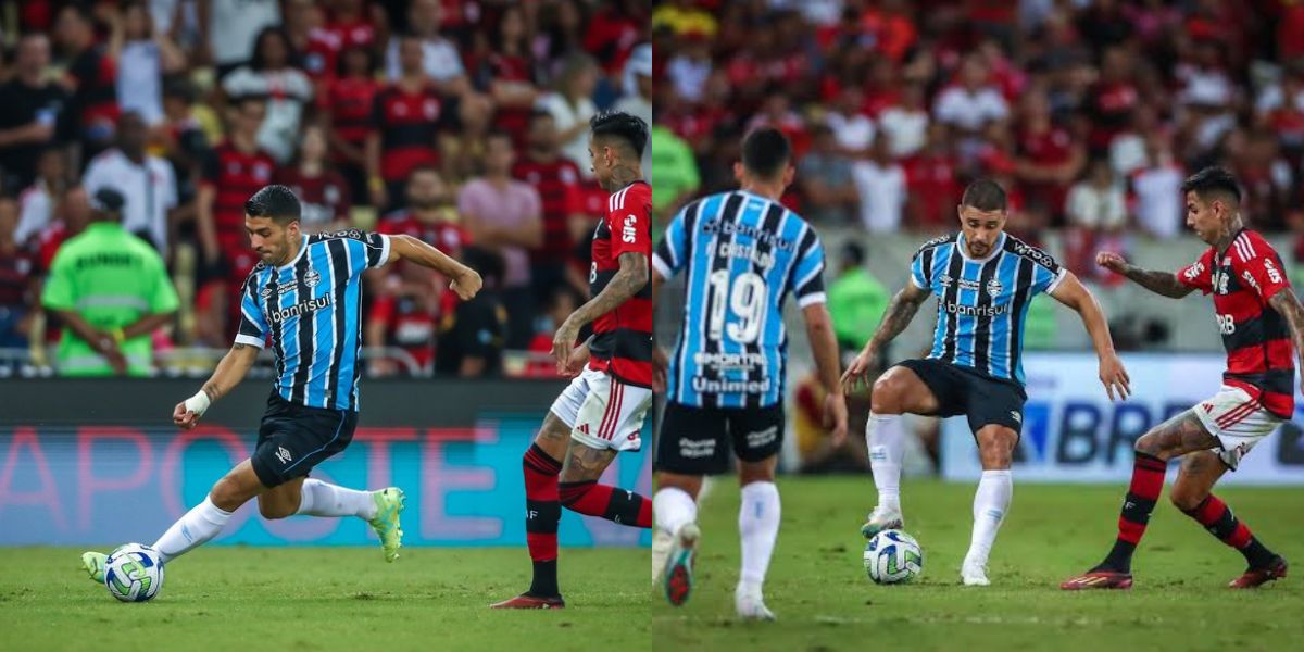 Grêmio se prepara para enfrentar o Flamengo na Copa do Brasil (Foto - Montagem TV Foco).