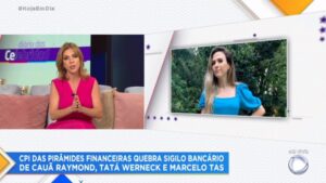 Hoje em Dia noticia polêmica envolvendo globais - Foto RecordTV