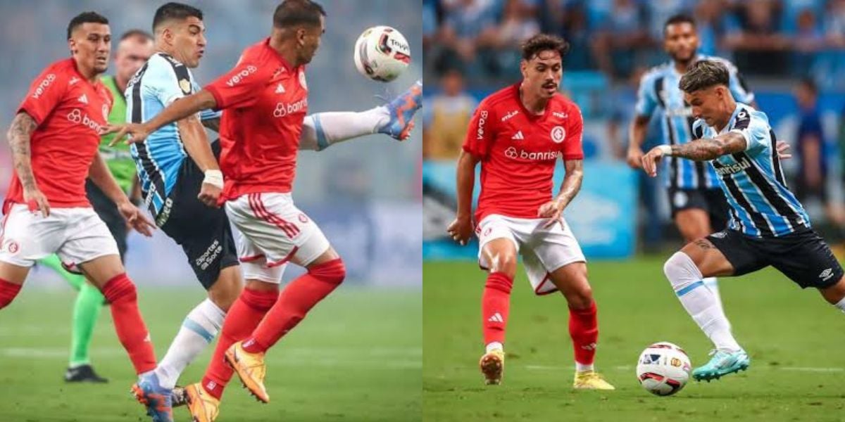 Internacional x Grêmio (Foto - Montagem TV Foco).