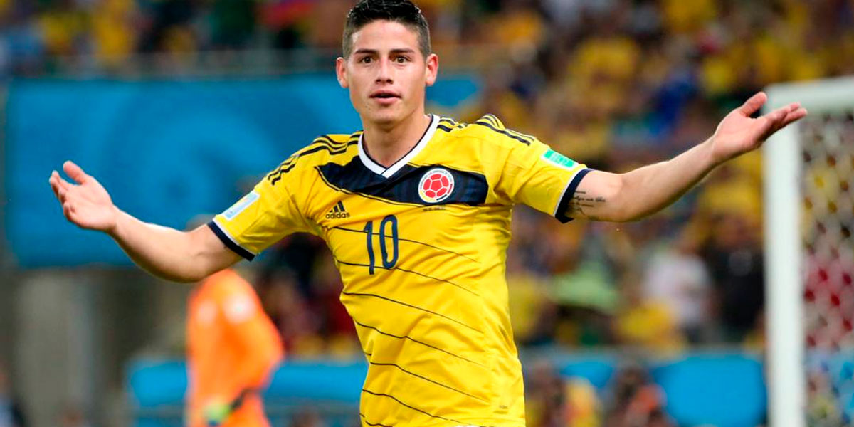 James Rodriguez Na Copa Do Mundo No Brasil - Foto: Internet