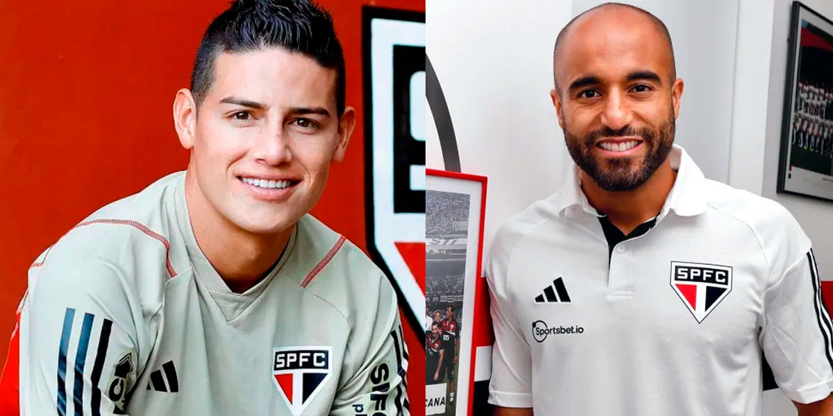 James e Lucas, reforços do São Paulo - Foto: Reprodução