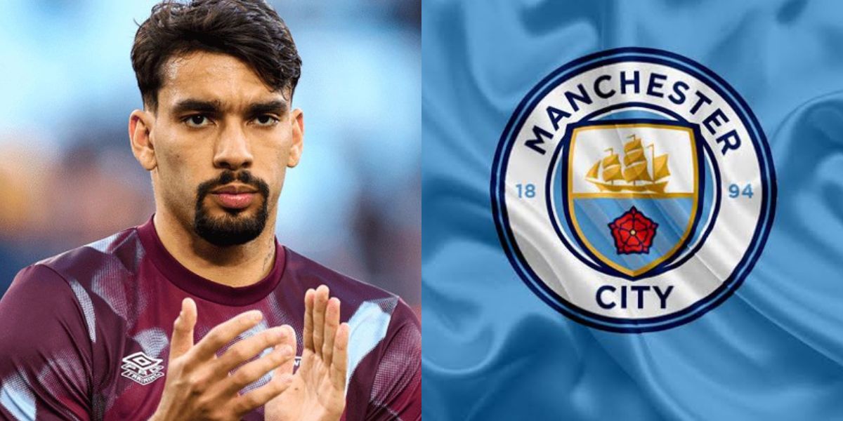 Manchester City estava interessado no meio-campista Lucas Paquetá (Foto - Montagem TV Foco).