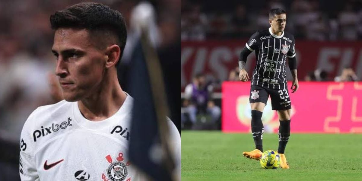 Matías Rojas e Fagner, jogadores do Corinthians (Foto - Montagem TV Foco).