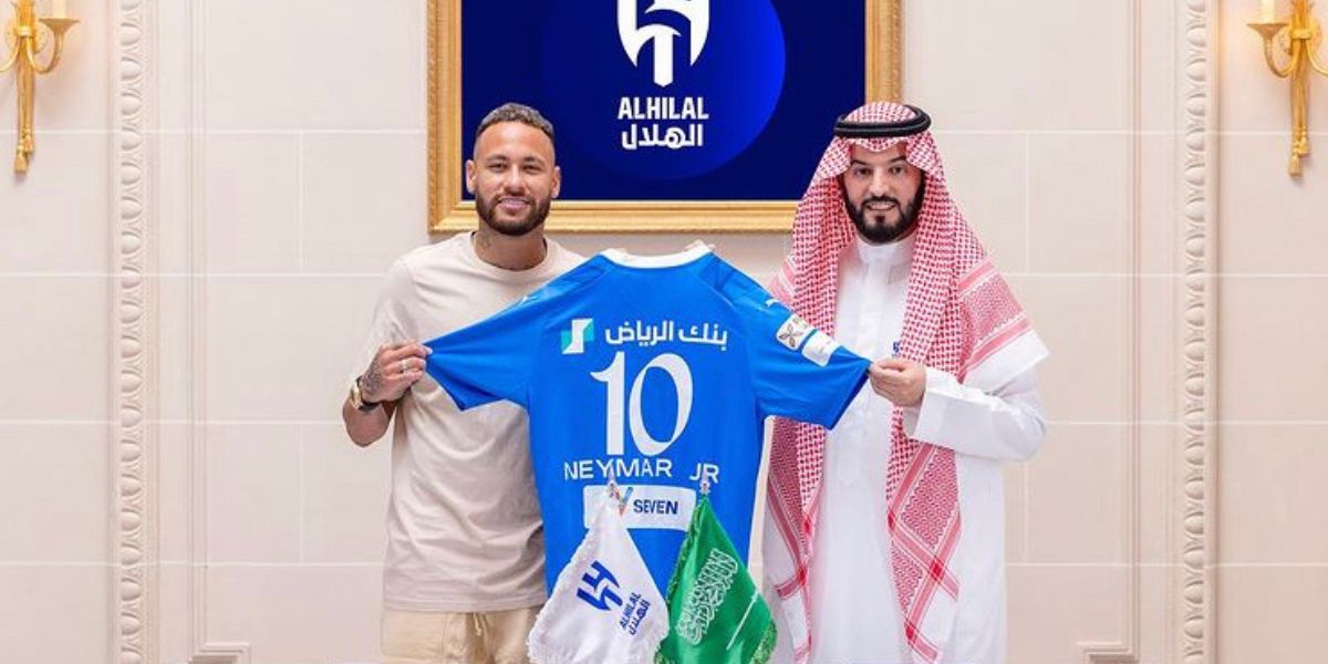 Neymar assina contrato de 2 anos com Al-Hilal (Foto - Instagram Neymar/Al-Hilal).