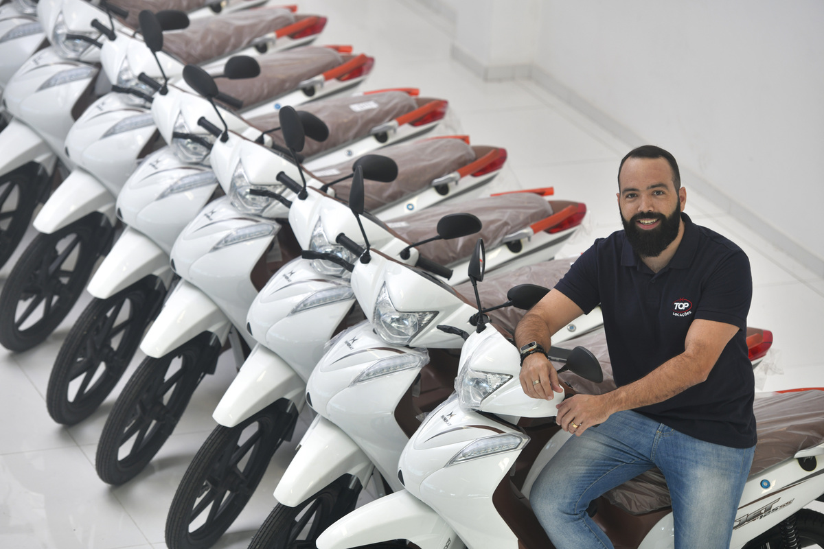 Paulo Cardozo, gerente comercial da nova empresa da Shineray - Foto Leo Caldas