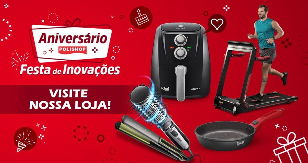 Catalogo de alguns produtos da Polishop (Foto: Reprodução, Site da Polishop)