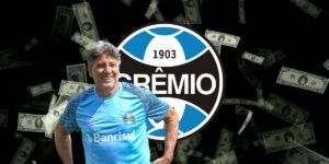 Renato no Grêmio (Montagem TV Foco).