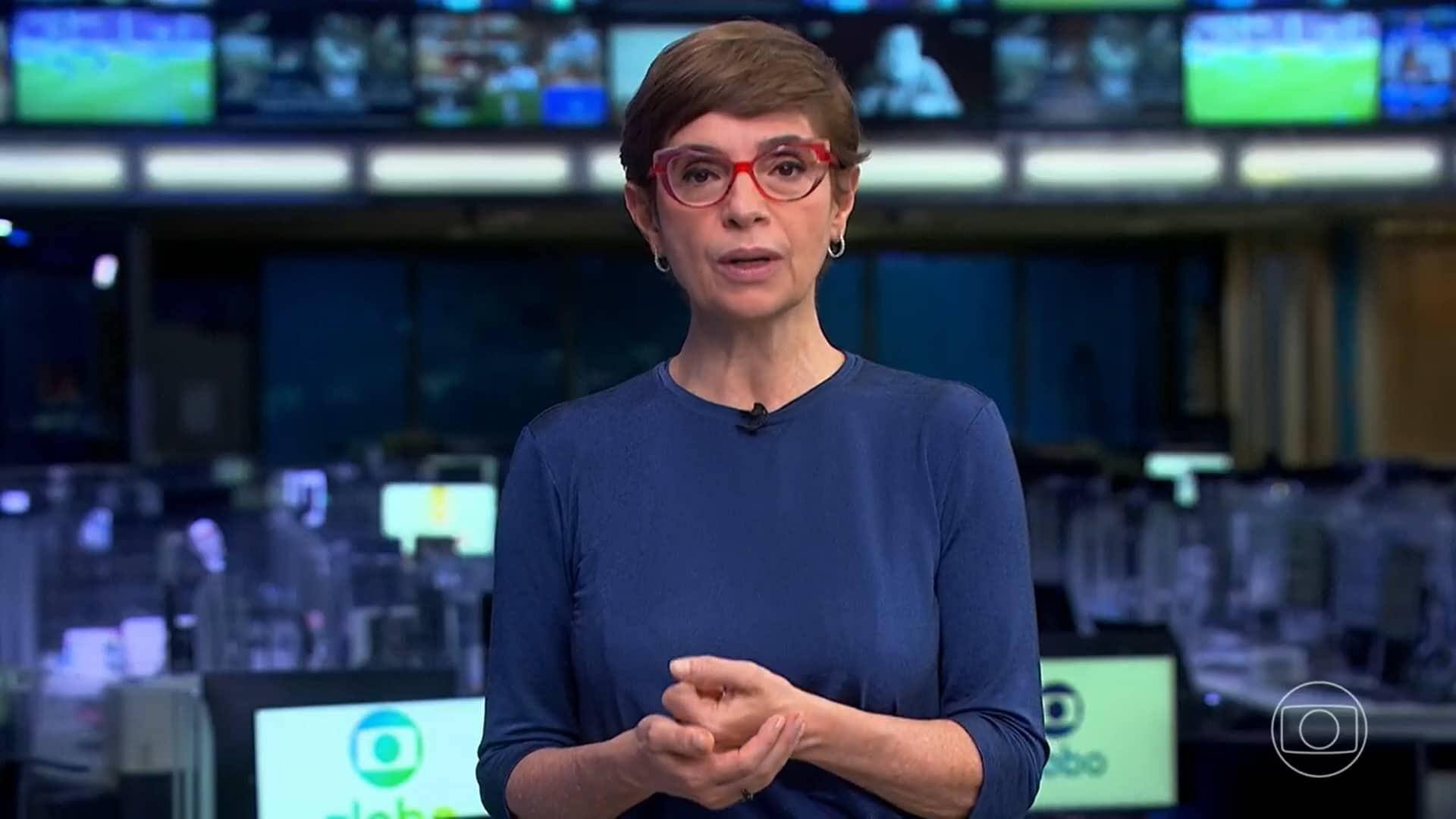 Renata Lo Prete no Jornal da Globo - Foto Globo