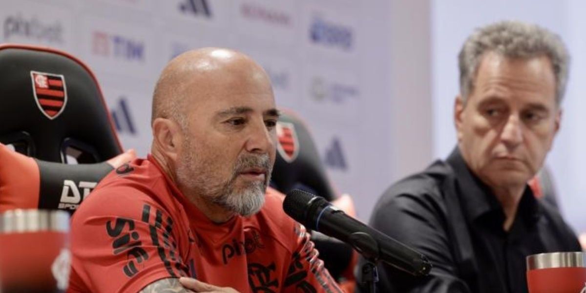 Rodolfo Landim, presidente do Flamengo, define futuro de Sampaoli (Foto - Reprodução Internet).