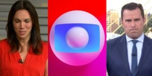 Rodrigo Bocardi, Ana Paula Araújo e logo da Globo - Foto Reprodução Internet