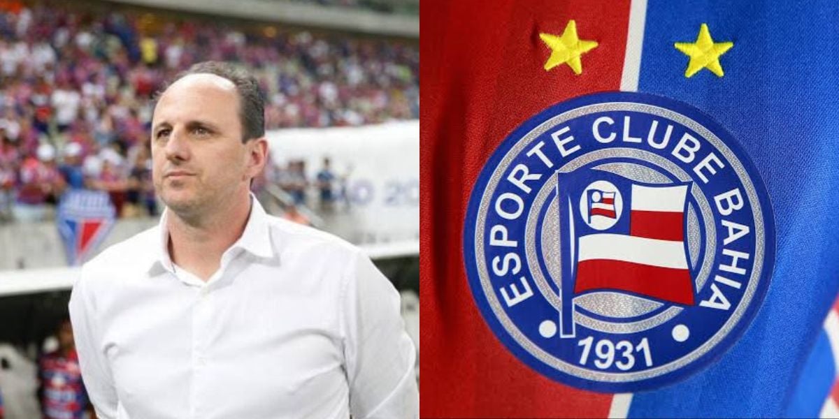 Rogério Ceni deve assinar com o Bahia (Montagem TV Foco).