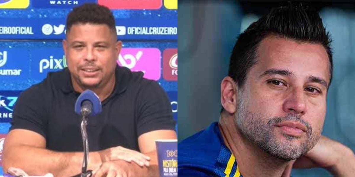 Ronaldo e Fábio, estrelas que brilharam no Cruzeiro (Foto - Montagem TV Foco).