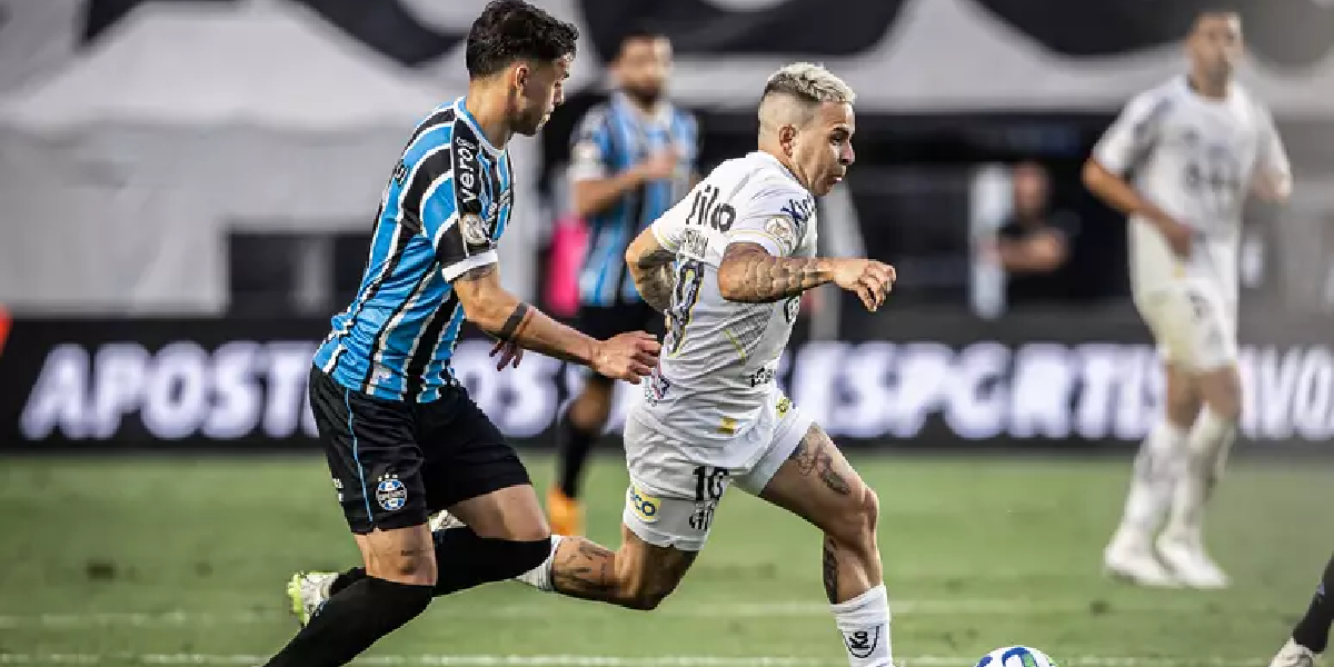 Soteldo jogando contra o Grêmio ontem (Foto: Reprodução/ Internet)